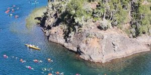 Las inscripciones para el Cruce a Nado del Lago Aluminé 2027 ya están abiertas